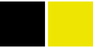 黒×黄色